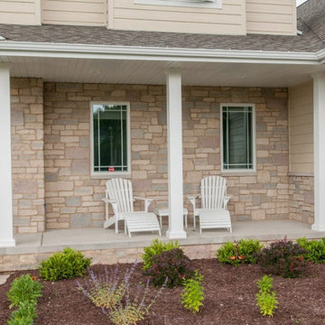 Exteriors with Ashlar Natural Thin Stone Veneer