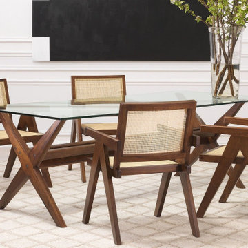 PIERRE JEANNERET COLLECTION, CANE CHAIRS