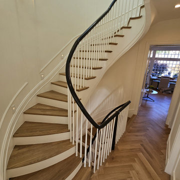 Project #131 | Three-Story Elliptical Staircase in Historic Home
