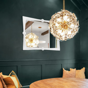 Color Drenched Dining Room