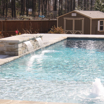 18' x 44' with a diving board