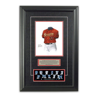 MLB Houston Astros 2004 uniform original art – Heritage Sports Art