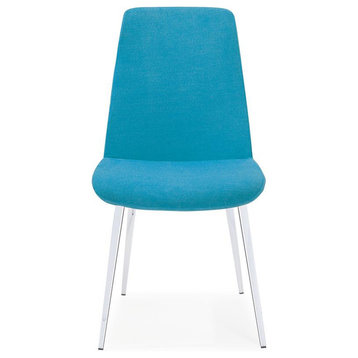 Athena Dining Chair Fabric BLUE