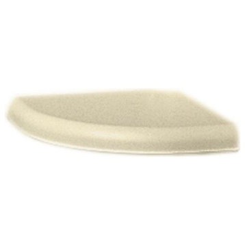 Swan 4.75x4.75x1 Solid Surface Soap Dish, Bone