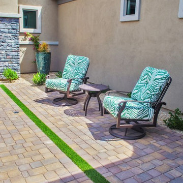 2016 Summer Backyard Hot Tub and Furnishings