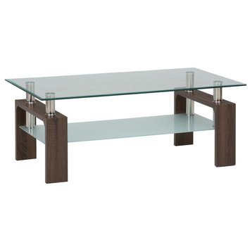 Compass Rectangle Cocktail Table