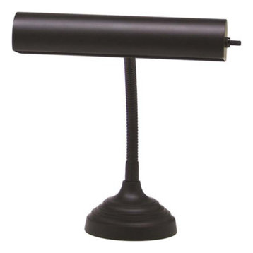 House of Troy Advent AP10-20-61 1 Light Piano/Desk Lamp, Black