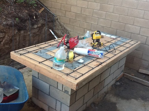 To Score Or Not To Score Concrete Countertop For Bbq