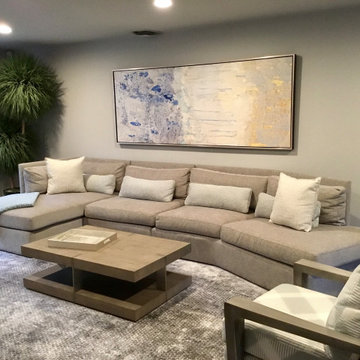 Cozy Modern Family Room