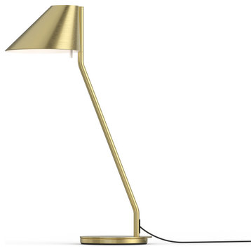 Pitch LED Table Lamp, Brass