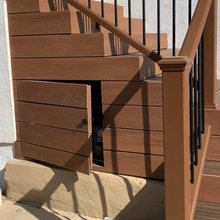 Trap door access to under house