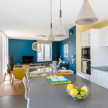 Décoration d'un autre appartement neuf dans le programme CHEVERUS à Bordeaux