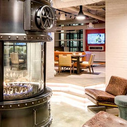 Acucraft Circular4 Gas Fireplace - Indoor Fireplaces