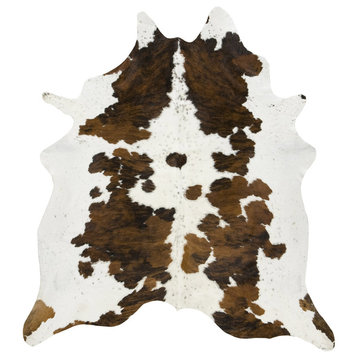 Tri Color Spotted Cowhide Rug, XL