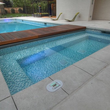 Modern Recreational Oasis Backyard