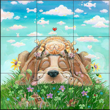 Tile Mural, Lazy Day Afternoon by Gary Patterson