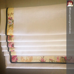 Custom Window Treatments - Roman Shades