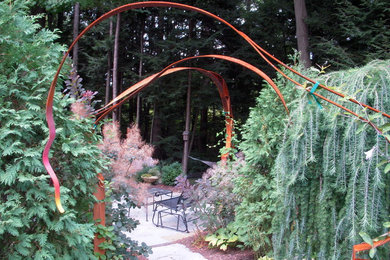 This is an example of a traditional landscaping in Burlington.