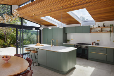 Photo of a contemporary kitchen in London.