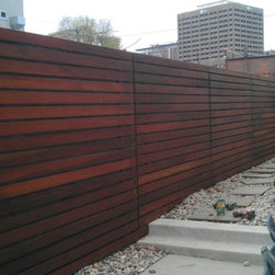 Riverside screen wall - Home Fencing And Gates