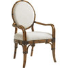 Gulfstream Oval Back Arm Chair Natural