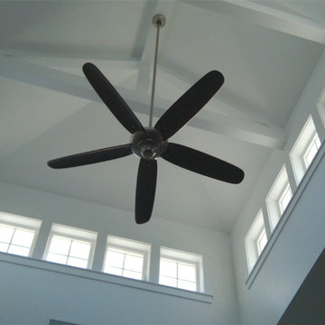 Cupola with ceiling fan & operable windows