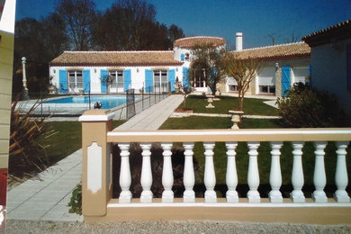 This is an example of a mediterranean exterior in Other.