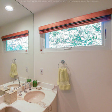 Nice Bathroom with New Awning Window - Renewal by Andersen NJ / NYC