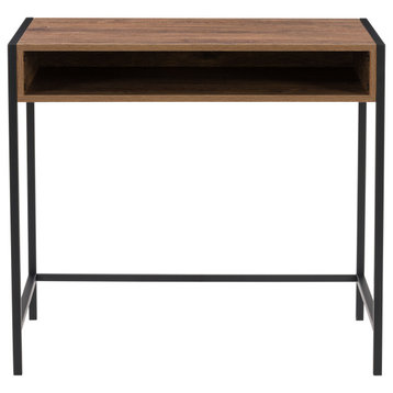 CorLiving Auston Brown Engineered Wood Desk with Cubby