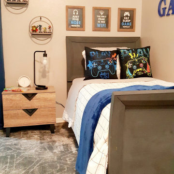 Boys Video Game Bedroom (Boys Bedroom Renovation)