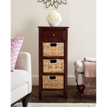 Louise Drawer Side Table, Cherry