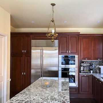 Cherry Wood Home Interior for A Villa in CA