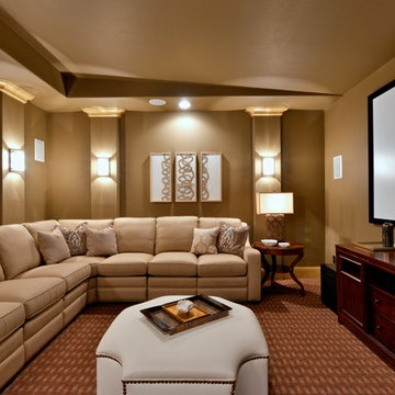Glamorous Media Room in Dallas, TX