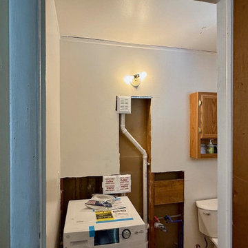 Laundry area relocation