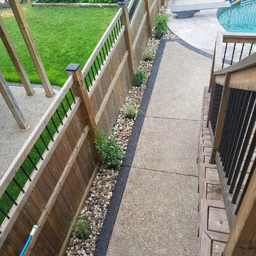 Exposed Aggregate Patio & Steps