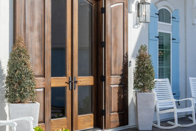 Inspiration for a coastal entryway remodel in Jacksonville