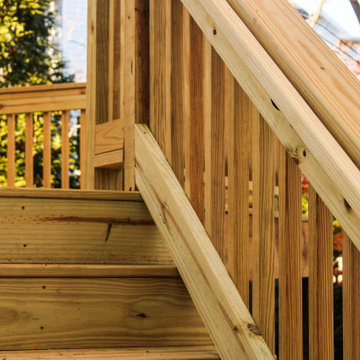 Pressure Treated Wood Deck Resurface in Duluth, GA