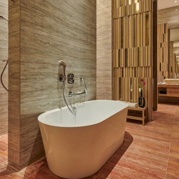 Neutral & Luxury Resort Suite - Project By Yabu Pushelberg and Arcadia Design