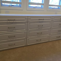 Walk-in-Drawers White - Closet Storage