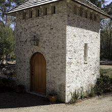 Lime washed brick