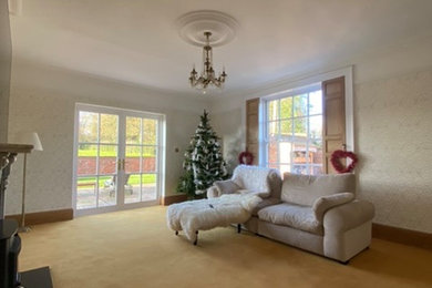Photo of a large classic living room in West Midlands.