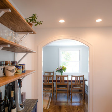 Arch view to dining room