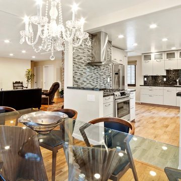 Monochrome Contemporary Kitchen