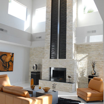 Extended Fireplace Waterfall