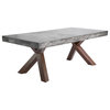 Sunpan MIXT Warwick Rectangular Dining Table, 78.75"