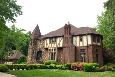 Example of a large classic exterior home design in Birmingham