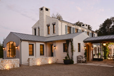 Aménagement d'une façade de maison.