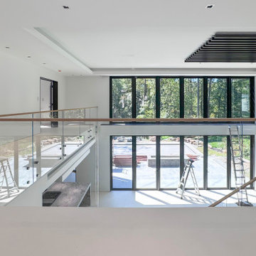 Project #126 | Contemporary Staircases with Integrated LEDs & Glass Railing