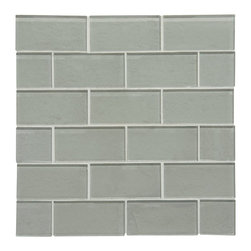 Waterworks Optix Watercolors 2" x 4" Staggered Mosaic - Tile