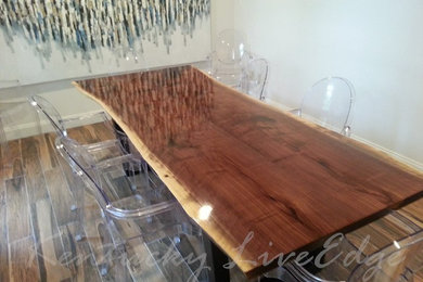 Live Edge Walnut Conference Table- Dining Table